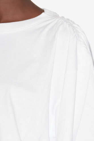 Laurea kort effen katoenen T-shirt
