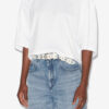 Laurea kort effen katoenen T-shirt