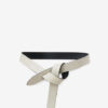 Lecce leren riem met strik