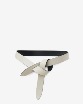 Lecce leren riem met strik
