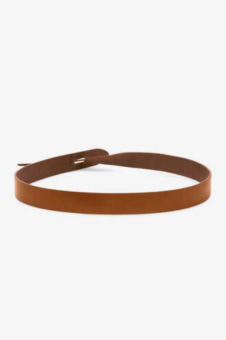 Lecce leren riem met strik