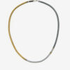 Lenno ketting van natuursteen en messing