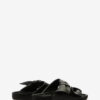 Lennyo Bow leren sandalen