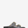 Lennyo leren sandalen met open teen
