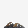 Lennyo leren sandalen met open teen