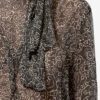 Leona bedrukte mousseline blouse Leona bedrukte mousseline blouse
