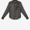 Leona bedrukte mousseline blouse Leona bedrukte mousseline blouse