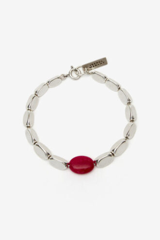 Leotie metalen kralenarmband