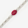 Leotie metalen kralenarmband