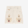 Lesia korte geborduurde denim short Lesia korte geborduurde denim short