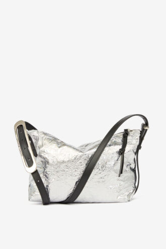 Leyden Mini Bag in metallic lamsleer
