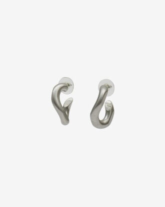 Links “Link” Style Hoop Oorbellen