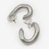 Links “Link” Style Hoop Oorbellen