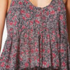 Lirhetta strappy top van biologisch katoenvoile met print