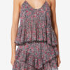 Lirhetta strappy top van biologisch katoenvoile met print