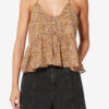 Lirhetta strappy top van biologisch katoenvoile met print