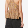 Lirhetta strappy top van biologisch katoenvoile met print