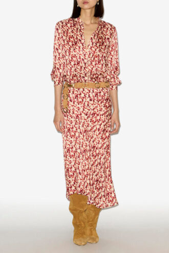 Lisanne Midi-rok met jacquardpatroon