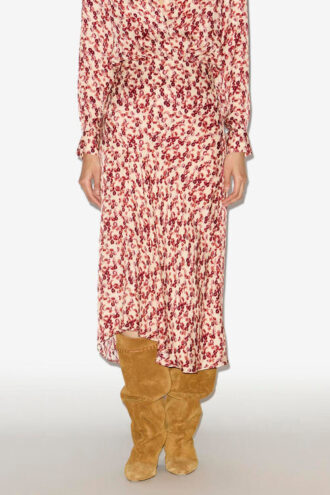 Lisanne Midi-rok met jacquardpatroon