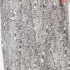 Lisanne midi-rok van burn-out fluweel