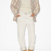 Lois laag uitgesneden corduroy broek
