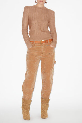 Lois laag uitgesneden corduroy broek