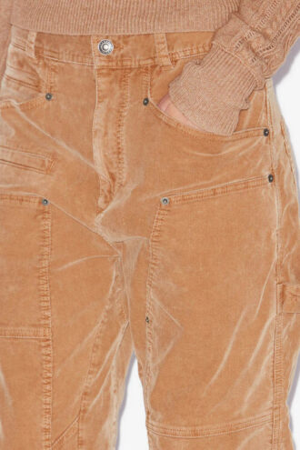 Lois laag uitgesneden corduroy broek