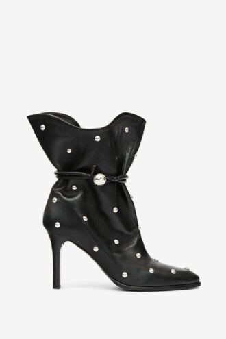 Lolya leren laarzen met studs