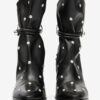 Lolya leren laarzen met studs