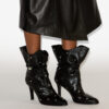 Lolya leren laarzen met studs