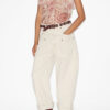 Lonea Vloeiende burnout fluwelen top