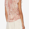 Lonea Vloeiende burnout fluwelen top