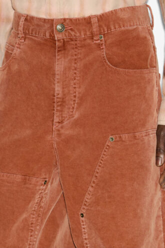 Lorson wijde corduroy broek