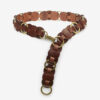 Lota leren riem met ringen