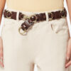 Lota leren riem met ringen