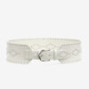 Lucie brede leren riem met studs