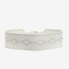 Lucie brede leren riem met studs
