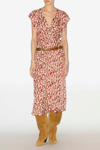 Lyndsay Midi-jurk met jacquardprint