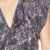Lyndsay midi-jurk met print en plooien