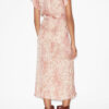 Lyndsay midi-jurk van burn-outfluweel
