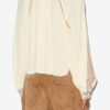 Lynne geborduurde gaasblouse Lynne geborduurde gaasblouse