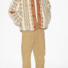 Madeo Omkeerbare jas in shearling-stijl met print