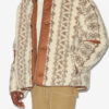 Madeo Omkeerbare jas in shearling-stijl met print