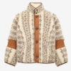 Madeo Omkeerbare jas in shearling-stijl met print