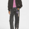 Madilia Jersey Sweatshirt met Rits