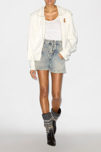Madilia Jersey sweatshirt met ritssluiting