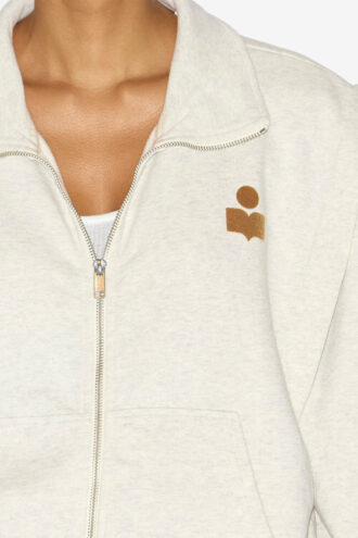 Madilia Jersey sweatshirt met ritssluiting