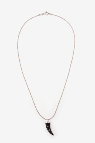 Maji lange hoorn hanger ketting