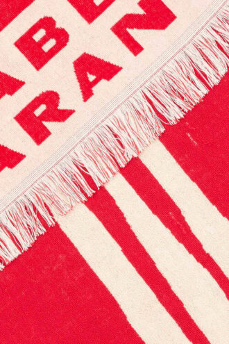 Maratea katoenen handdoek met grafisch patroon