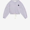 Margo kort katoenen sweatshirt met logo Margo kort katoenen sweatshirt met logo